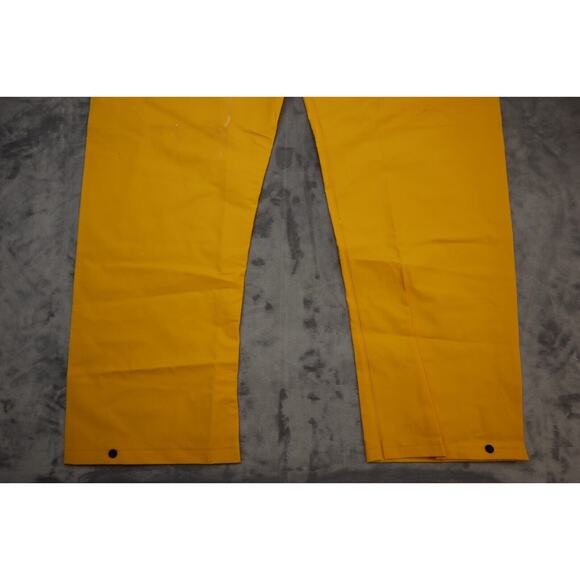 Neese Overall Pants Mens XL Yellow Workwear Waterproof Deluxe Rain Overalls - Picture 14 of 16